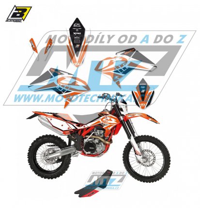 Polepy s potahem sedla (sada polep a potah sedla Dream) - Beta RR 4T / 10-12 - typ polep Dream4