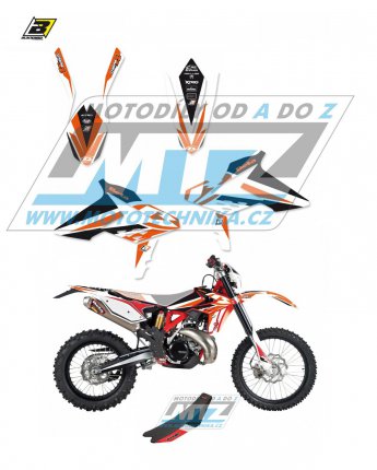 Polepy s potahem sedla (sada polepů a potah sedla Dream) - Beta RR 2T+4T / 13-17 - typ polepů Dream4