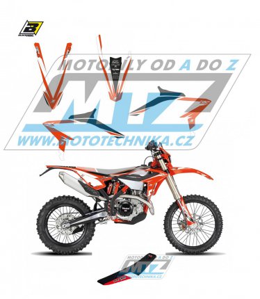 Polepy s potahem sedla (sada polep a potah sedla Dream) - Beta RR 2T+4T / 23 - typ polep Dream4