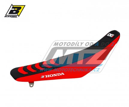 Sedlo kompletní Honda CRF250R / 14-17 - barva černo-červená - typ potahu DG3 - zvýšené provedení +15mm
