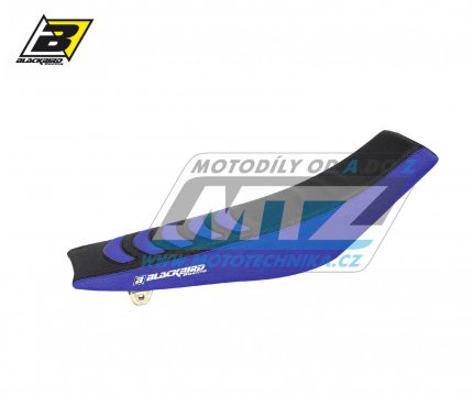 Sedlo kompletní Yamaha YZF250 / 14-18 + YZF450 / 14-17 + WRF250 / 15-19 + WRF450 / 16-18 - barva černo-modrá - typ potahu DG3 - standardní výška