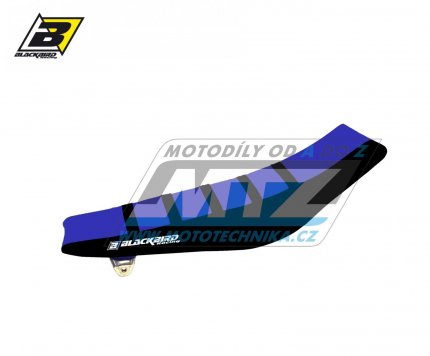 Sedlo kompletní Yamaha YZF250 / 14-18 + YZF450 / 14-17 + WRF250 / 15-19 + WRF450 / 16-18 - barva modro-černá - typ potahu ZEBRA - zvýšené provedení +15mm