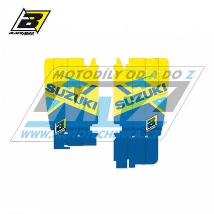 Polepy mřížek chladiče Suzuki RMZ450 / 08-17 - typ polepů Replica Suzuki Restyle