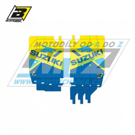 Polepy mřížek chladiče Suzuki RMZ250 / 10-18 - typ polepů Replica Suzuki Restyle
