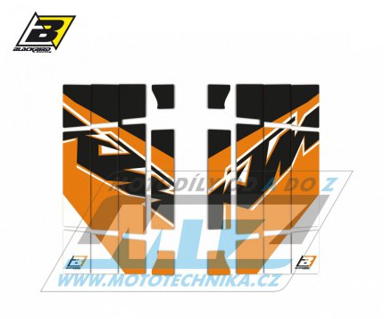 Polepy mřížek chladiče KTM EXC / 20-23 + SX+SXF / 19-22 - typ polepů Replica KTM Trophy