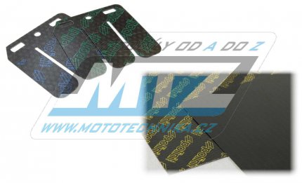 Polotovar na klapky carbon (rozmry 130x130x0,25mm)