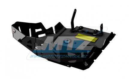 Kryt pod motor hliníkový Dual Sport - Aprilia Tuareg 660 / 22-24 - barva černá