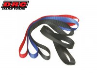 Popruhy s oky DRC TIEDOWN SOFT HOOKS - DRC D36-05-030 - 45cm - červené