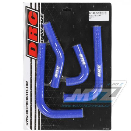 Hadice chladie DRC RADIATOR HOSE KIT - DRC D47-01-252 - Kawasaki KXF250 / 17-19 - modr (sada 4ks)