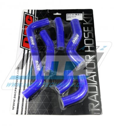 Hadice chladiče DRC RADIATOR HOSE KIT - DRC D47-01-282 - Kawasaki KXF450 / 09-15 - modré (sada 6ks)