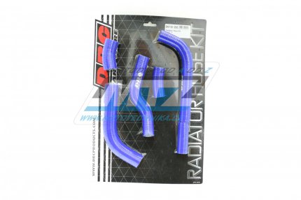 Hadice chladiče DRC RADIATOR HOSE KIT - DRC D47-01-292 - Kawasaki KXF450 / 16-18 - modré (sada 6ks)