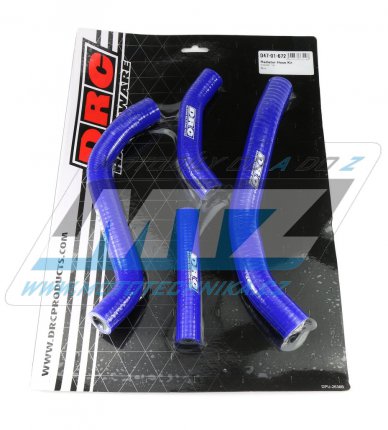 Hadice chladie DRC RADIATOR HOSE KIT - DRC D47-01-672 - Yamaha YZF250 / 19-23 + YZF250X / 20-23 - modr (sada 4ks)