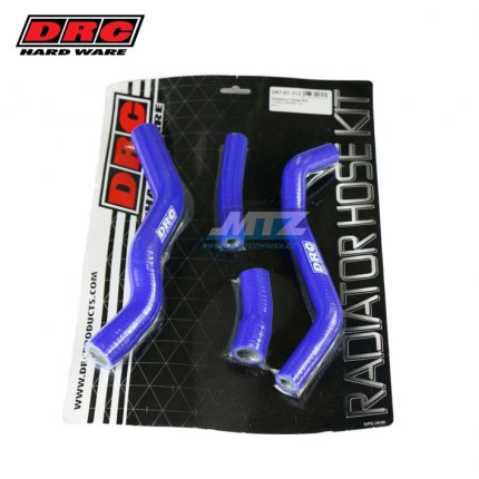 Hadice chladiče DRC RADIATOR HOSE KIT - DRC D47-01-712 - Yamaha WRF450 / 16-18 - modré (sada 4ks)