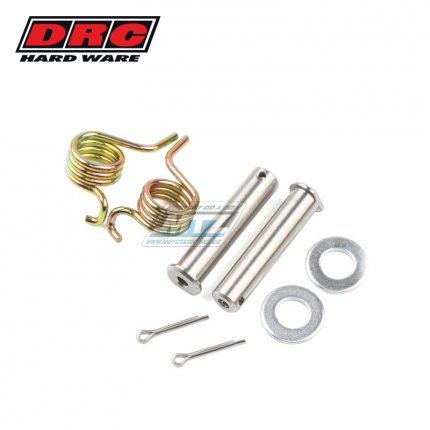 Sada ep + pruin stupaek DRC FOOT PEG SPRING PIN SET - DRC D48-01-102 - Honda CR125+CR250 / 02-07 + CRF250R+CRF450R+CRF250X+CRF450X / 02-21