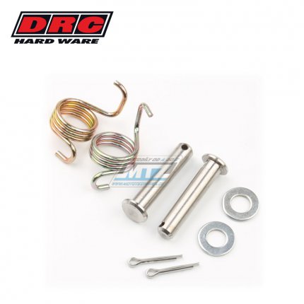 Sada čepů + pružin stupaček DRC FOOT PEG SPRING PIN SET - DRC D48-01-106 - Honda XR400R+XR250R / 96-04 + XR600R / 92-00 + XR650L / 92-24