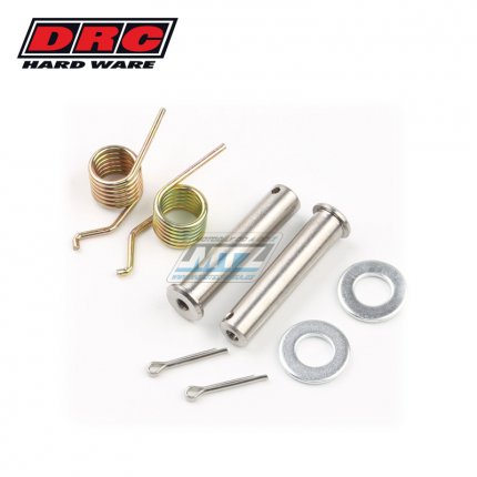 Sada ep + pruin stupaek DRC FOOT PEG SPRING PIN SET - DRC D48-01-111 - Yamaha WR250R+WR250X / 07-20