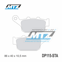 Destičky brzdové DP115-STA - směs Standard