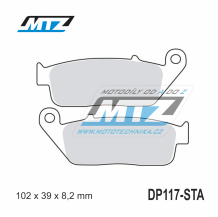 Destičky brzdové DP117-STA - směs Standard