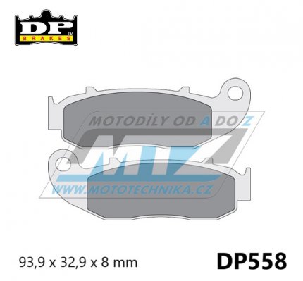 Destiky brzdov DP Brakes DP558 - sms Premium OEM Sinter