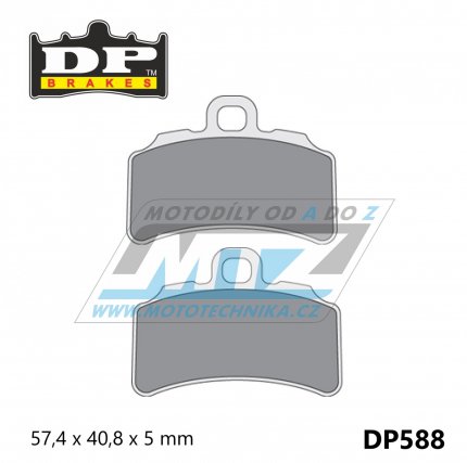 Destiky brzdov DP588-SDP DP Brakes - sms SDP Sport HH+