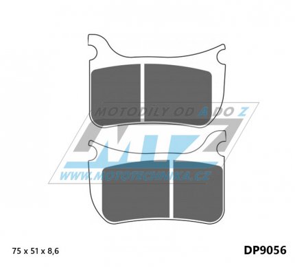 Destiky brzdov DP9056-STA - sms sinter