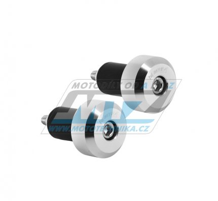 Koncovky/zva idtek MYRA - stbrn (pro vnitn prmr idtek 17mm)