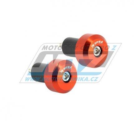 Koncovky/zva idtek MYRA - oranov (pro vnitn prmr idtek 17mm)
