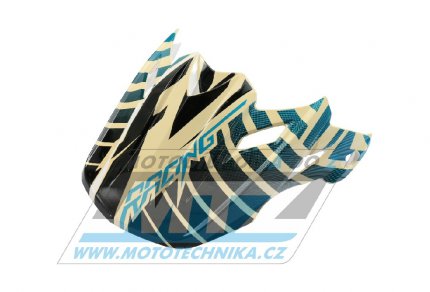 Kilt na pilbu Fly Racing - FLY Helmet Peak - modro-bovo-ern