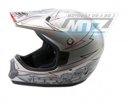 Pilba FOX Tracer Pro Skull - stbrn (velikost M)