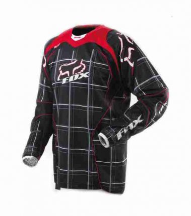 Dres motokros FOX BLITZ Black/Red - erno-erven - velikost M