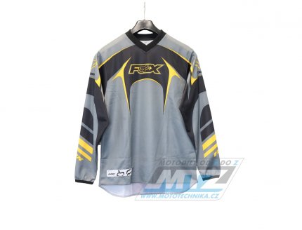 Dres motokros dtsk FOX HC JERSEY - luto-erno-ed - velikost XL