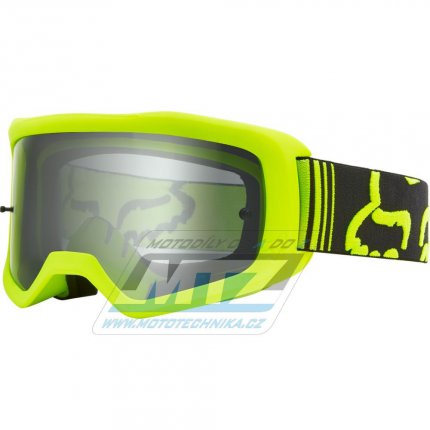 Brýle FOX MAIN II Race Goggle MX20 - žluté Fluo