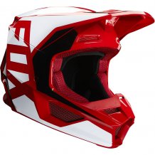 Přilba FOX V1 Prix Helmet MX20 Flame Red - červená (velikost XS)