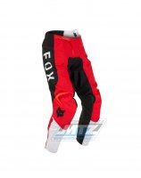 Kalhoty motokros FOX 180 Nitro - fluo červené - velikost 36