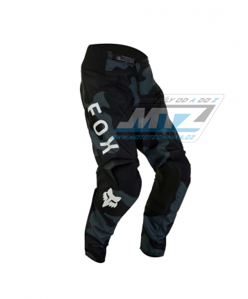 Kalhoty motokros FOX 180 Bnkr - ern camo - velikost 38