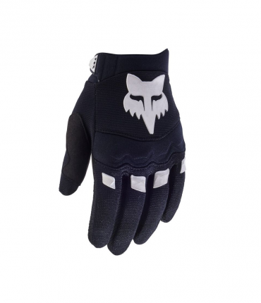 Rukavice motokros dětské FOX DIRTPAW YOUTH - černé - velikost YS