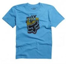 Tričko FOX Junior/dětské T-Shirt Dedicate modré - velikost YL