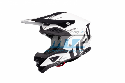 Přilba UFO Diamond HE052 - černo-bílá - velikost XL