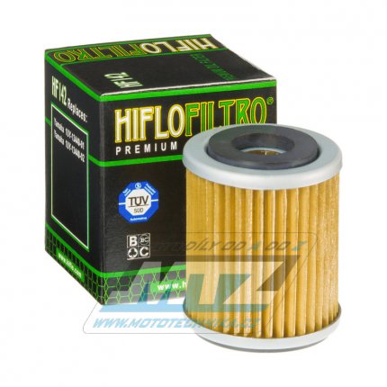 Filtr olejov HF142 (HifloFiltro) - Yamaha YZF250+YZF400+YZF426 +  WRF250+WRF400+WRF426 + TTR250 + YFM350 Warrior+YFM350 Wolverine+YFM350R Raptor+YFM400 BigBear + TM MXF+ENF