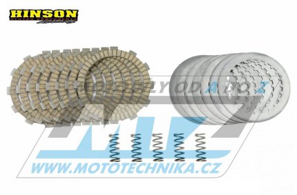 Sada spojkových lamel třecích, ocelových a pružin Hinson - Honda CRF250R / 04-09 + CR125R / 00-07 + CRF250X / 04-17 + KTM 250EXCF / 07-13 + 250SXF / 05-12 + 250XCF / 08-12