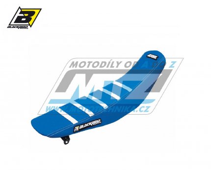 Potah sedla TM MX/EN 2takt+4takt / 22-25 - barva blo-svtle modr - typ potahu ZEBRA