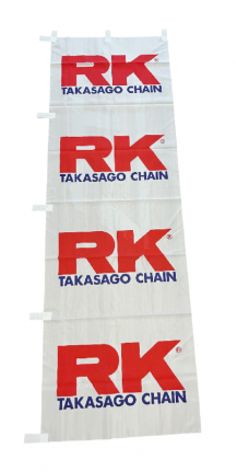 Vlajka RK Chains (60x180cm) - bílá
