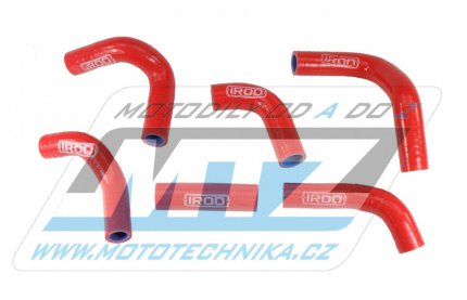 Hadice chladiče Husqvarna TC450+TC510+TE450+TE510 / 02-10 + SMR400+SMR450+SMR510 + TE250+TE310 / 08-09 + TC250 - červené (sada 6ks)