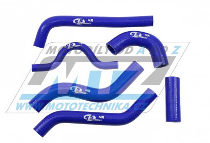 Hadice chladiče SFS Performance MX High Performance Hose Kit - Kawasaki KXF250 / 07-08 - modré
