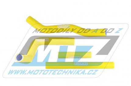 Hadice chladiče Suzuki RM125 / 01-11 - žluté (sada 4ks)
