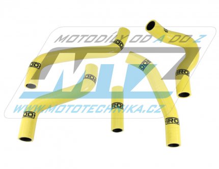 Hadice chladiče Suzuki RMZ450 / 07 - žluté (sada 5ks)