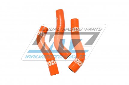 Hadice chladiče KTM 250SXF / 07-12 - oranžové (sada 3ks)