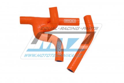 Hadice chladiče KTM 125EXC / 08-16 - oranžové (sada 2ks)
