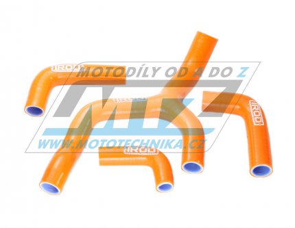 Hadice chladie KTM 250EXCF + 350EXCF / 13-15 - oranov (sada 4ks)