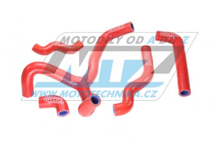 Hadice chladiče Beta (4takt) RR350+RR390+RR430+RR480 / 18-19 - červené (sada 5ks)